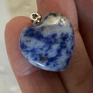 Sodalite Heart Pendant